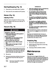 Toro 51557 Super Blower Vac Owners Manual, 1996 page 18