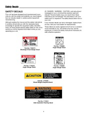 Simplicity 1694404 Legacy LX 2000 2900 Series Snow Blower Owners Manual page 5