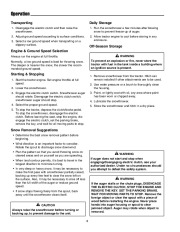 Simplicity 1694404 Legacy LX 2000 2900 Series Snow Blower Owners Manual page 9