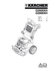 Kärcher G 2600 XH G 2800 XH Gasoline Power High Pressure Washer Owners Manual page 1