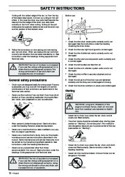 Husqvarna 55 Rancher Chainsaw Owners Manual, 2001,2002,2003,2004,2005 page 16