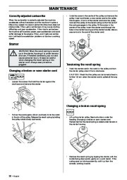 Husqvarna 55 Rancher Chainsaw Owners Manual, 2001,2002,2003,2004,2005 page 30