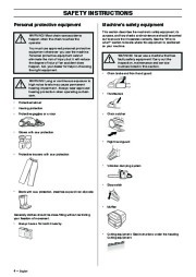 Husqvarna 55 Rancher Chainsaw Owners Manual, 2001,2002,2003,2004,2005 page 4