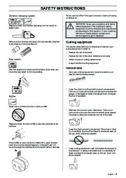 Husqvarna 55 Rancher Chainsaw Owners Manual, 2001,2002,2003,2004,2005 page 9