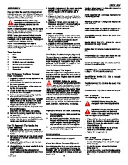 Murray 627808X5A Snow Blower Owners Manual page 12