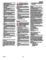 Murray 627808X5A Snow Blower Owners Manual page 39