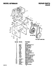 Murray 627808X5A Snow Blower Owners Manual page 41