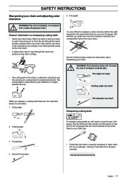 Husqvarna 362XP 365 372XP Chainsaw Owners Manual, 2004 page 11