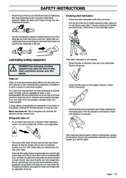 Husqvarna 362XP 365 372XP Chainsaw Owners Manual, 2004 page 13