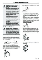 Husqvarna 362XP 365 372XP Chainsaw Owners Manual, 2004 page 15