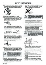 Husqvarna 362XP 365 372XP Chainsaw Owners Manual, 2004 page 16