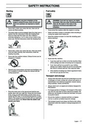 Husqvarna 362XP 365 372XP Chainsaw Owners Manual, 2004 page 17