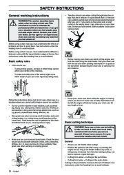 Husqvarna 362XP 365 372XP Chainsaw Owners Manual, 2004 page 18