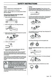 Husqvarna 362XP 365 372XP Chainsaw Owners Manual, 2004 page 19