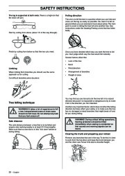 Husqvarna 362XP 365 372XP Chainsaw Owners Manual, 2004 page 20