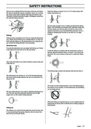 Husqvarna 362XP 365 372XP Chainsaw Owners Manual, 2004 page 21