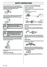 Husqvarna 362XP 365 372XP Chainsaw Owners Manual, 2004 page 22
