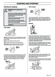 Husqvarna 362XP 365 372XP Chainsaw Owners Manual, 2004 page 27
