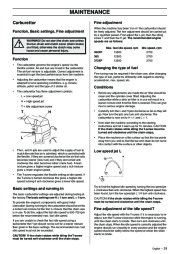 Husqvarna 362XP 365 372XP Chainsaw Owners Manual, 2004 page 29
