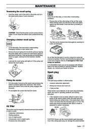 Husqvarna 362XP 365 372XP Chainsaw Owners Manual, 2004 page 31