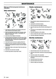 Husqvarna 362XP 365 372XP Chainsaw Owners Manual, 2004 page 34