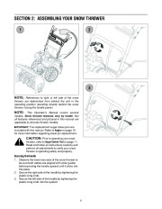 MTD 6DE C D Style Snow Blower Owners Manual page 6