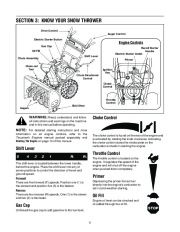 MTD 6DE C D Style Snow Blower Owners Manual page 8