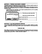MTD Cub Cadet 1333S WE Snow Blower Owners Manual page 2