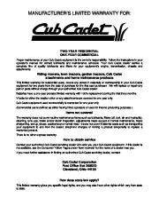 MTD Cub Cadet 1333S WE Snow Blower Owners Manual page 24