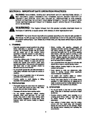 MTD Cub Cadet 1333S WE Snow Blower Owners Manual page 3