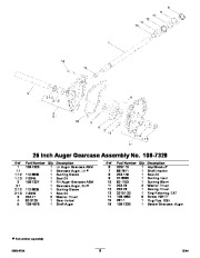 Toro 38597, 38629, 38637, 38639, 38657 Toro Power Max 826 O Snowthrower Parts Catalog, 2011 page 6