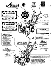 Ariens Sno Thro 932001 000101 Up Snow Blower Parts Manual page 8