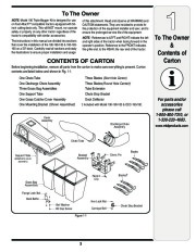 MTD Troy-Bilt 190 192 Triple Rear Bagger Lawn Mower Owners Manual page 3