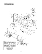 MTD Yard Man 31AH553G401 Electric Snow Blower Owners Manual page 20
