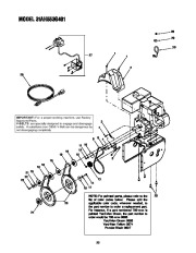 MTD Yard Man 31AH553G401 Electric Snow Blower Owners Manual page 22