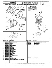 Husqvarna 142 Chainsaw Spare Parts Manual, 2001,2002,2003,2004,2005 page 2