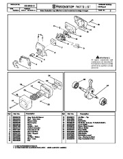 Husqvarna 142 Chainsaw Spare Parts Manual, 2001,2002,2003,2004,2005 page 3