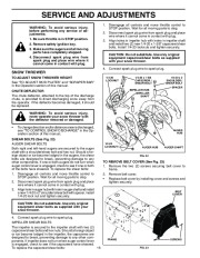 Husqvarna 10527SBE Snow Blower Owners Manual, 2006,2007,2008 page 16