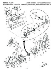 Husqvarna 10527SBE Snow Blower Owners Manual, 2006,2007,2008 page 20