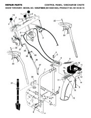 Husqvarna 10527SBE Snow Blower Owners Manual, 2006,2007,2008 page 22