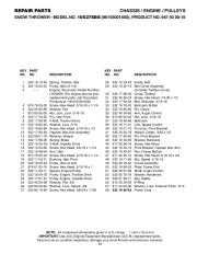 Husqvarna 10527SBE Snow Blower Owners Manual, 2006,2007,2008 page 29