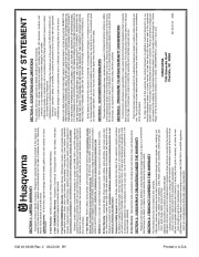 Husqvarna 10527SBE Snow Blower Owners Manual, 2006,2007,2008 page 32