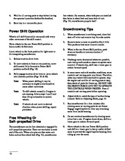 Toro 38542 and 38558 Toro 824 1028 Power Shift Snowthrower Owners Manual, 1999 page 22