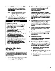 Toro 38542 and 38558 Toro 824 1028 Power Shift Snowthrower Owners Manual, 1999 page 27
