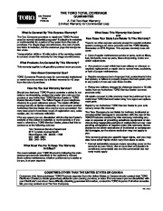 Toro 38542 and 38558 Toro 824 1028 Power Shift Snowthrower Owners Manual, 1999 page 32