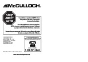 McCulloch Owners Manual page 42