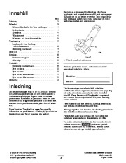 Toro 38026 1800 Power Curve Snowthrower Owners Manual, 2004, 2005 page 2