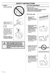 Husqvarna 395XP Chainsaw Owners Manual, 2000,2001,2002,2003,2004,2005,2006,2007,2008,2009,2010 page 10