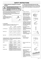 Husqvarna 395XP Chainsaw Owners Manual, 2000,2001,2002,2003,2004,2005,2006,2007,2008,2009,2010 page 11