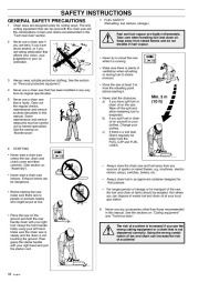 Husqvarna 395XP Chainsaw Owners Manual, 2000,2001,2002,2003,2004,2005,2006,2007,2008,2009,2010 page 18